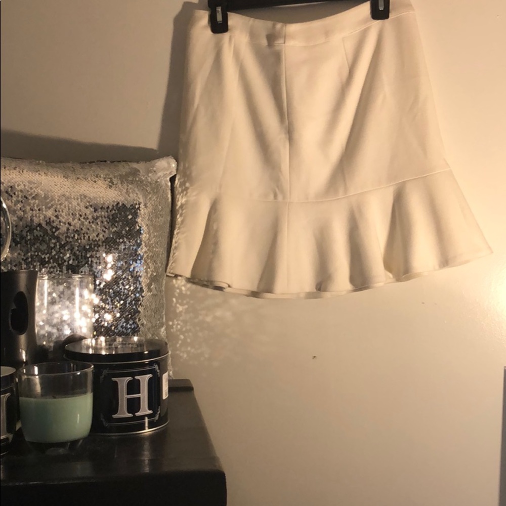 Mini White Tennis Skirt